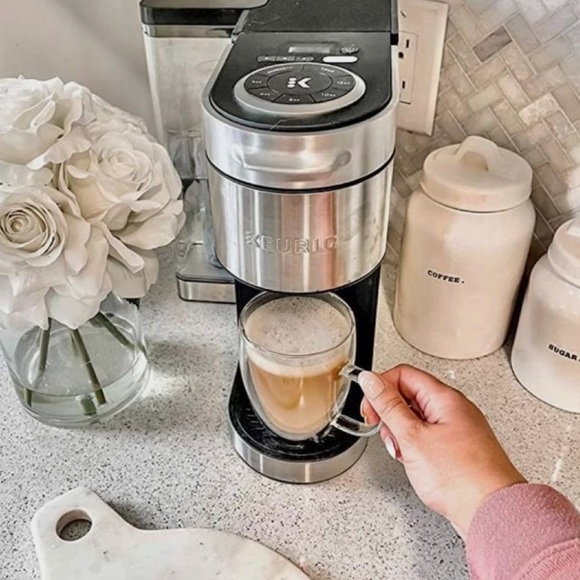 Double walled glass coffee mugs with bamboo lid - Picture 11 of 11